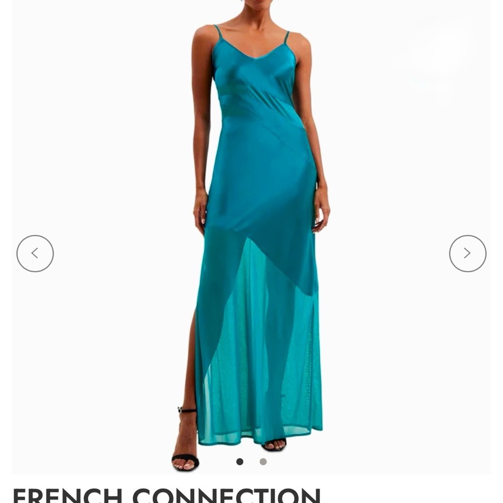 French Connection Teal Maxi Dress